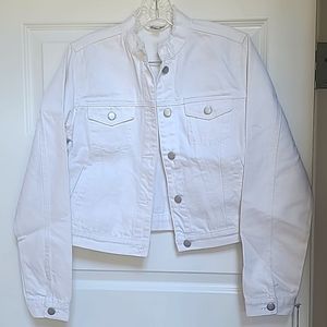 White denim jacket